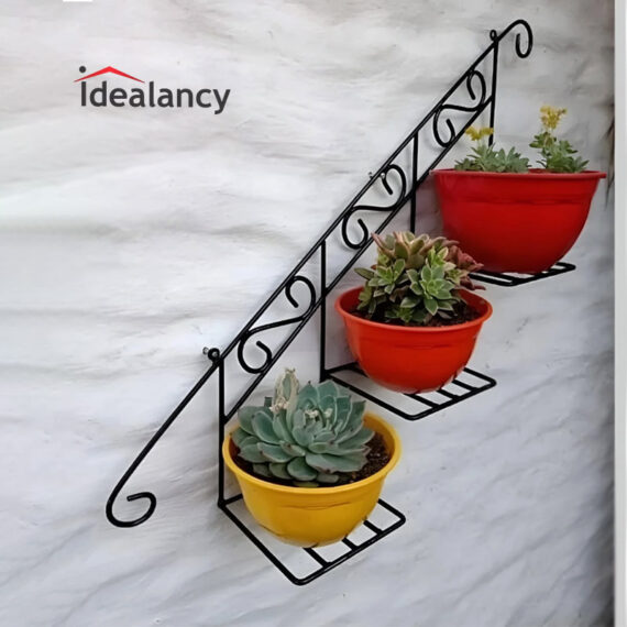 Staircase Floral Display Wall Basket