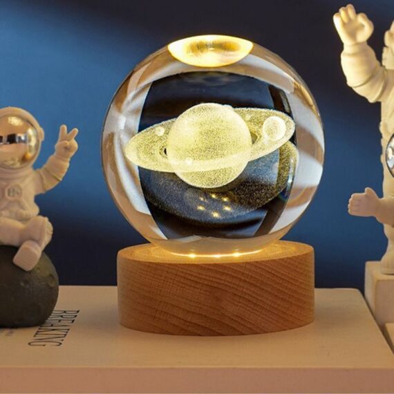 3D Crystal Ball LED Night Light - Image 4